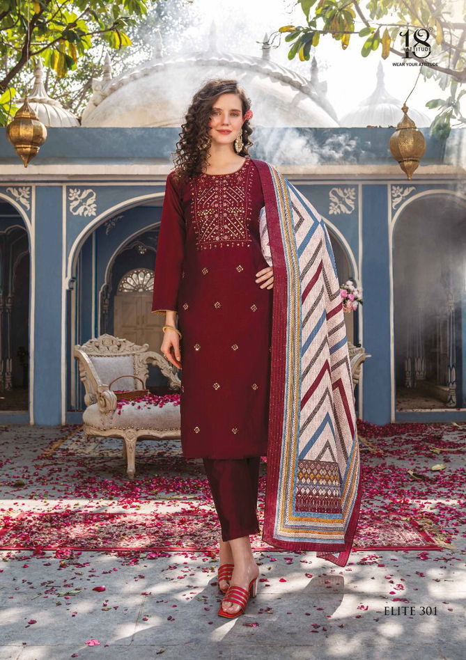 Elite Vol 03 18 Attitude Function Wear Wholesale Designer Salwar Suits Catalog